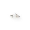 HUO06356 CC Interlock Silver Earrings