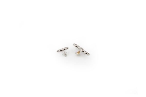 HUO06356 CC Interlock Silver Earrings