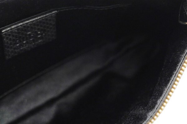 Satin Baguette Pochette Chain Bag