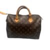 Louis Vuitton Speedy 30 in Classic Monogram Top Handle Bag with Padlock