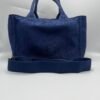 Prada Logo Canvas Tote Bag Blue
