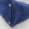 Prada Logo Canvas Tote Bag Blue