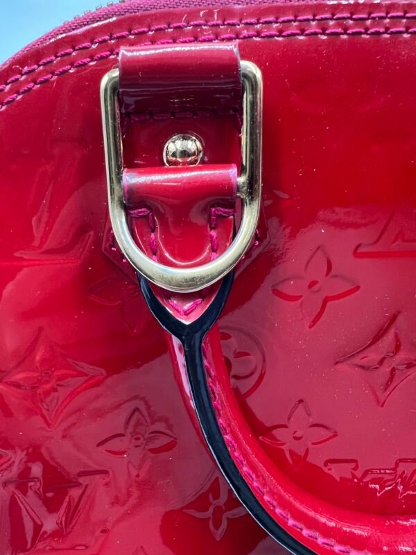 Louis Vuitton Patent Leather Alma BB Bag