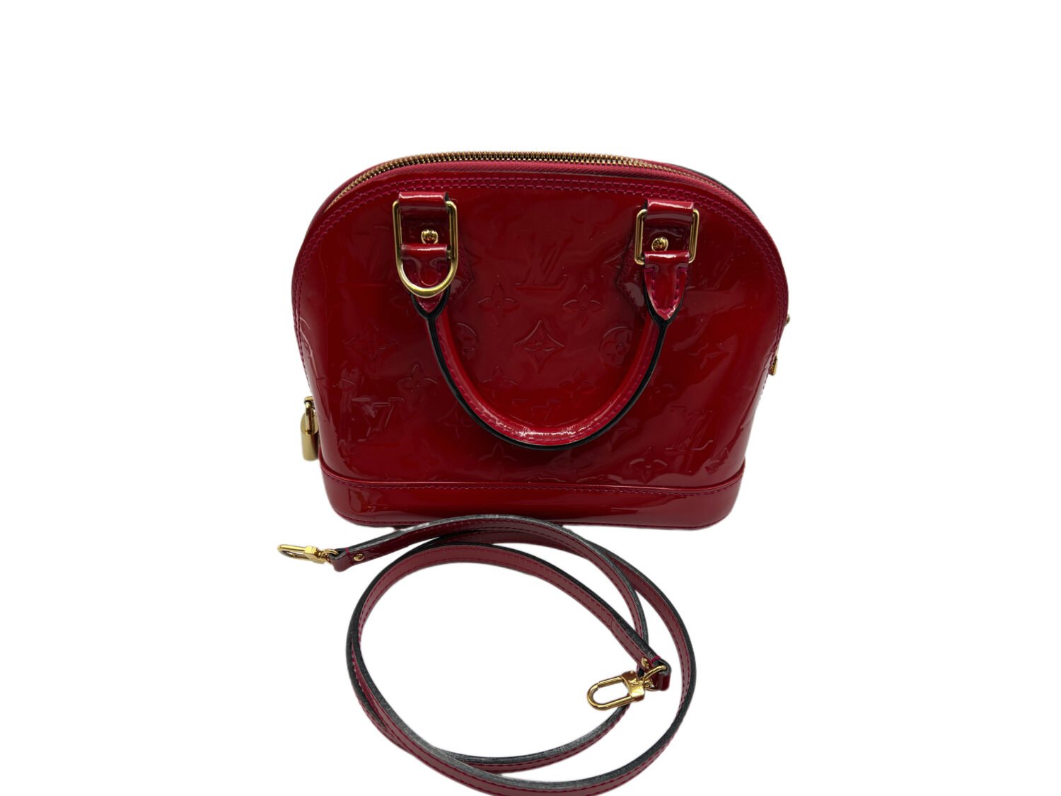 Louis Vuitton Patent Leather Alma BB Bag