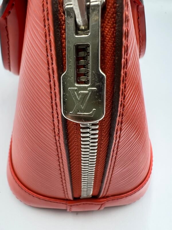 Orange Epi Leather Alma BB Bag