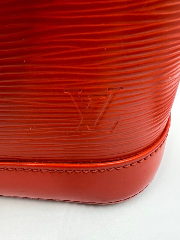 Orange Epi Leather Alma BB Bag