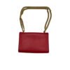 Red leather Louise PM Bag