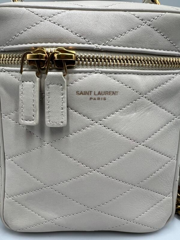 Quilted Vanity Top Handle Bag