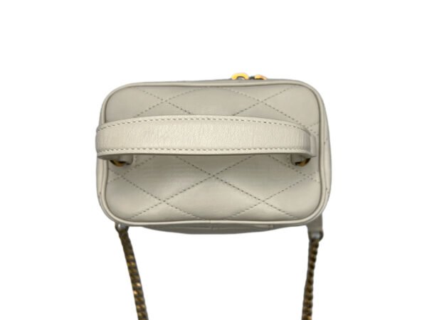 Quilted Vanity Top Handle Bag